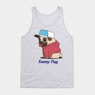 funny pug lover Tank Top